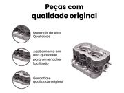 CABECOTE VW BRASILIA FUSCA 1600 GAS ATE 84 S/VALVULA   1600019 - 4
