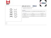 BRONZINA CENTRAL ALFA 145 156 FIAT MAREA 1.8  2.0 025   BC721-025 - 3